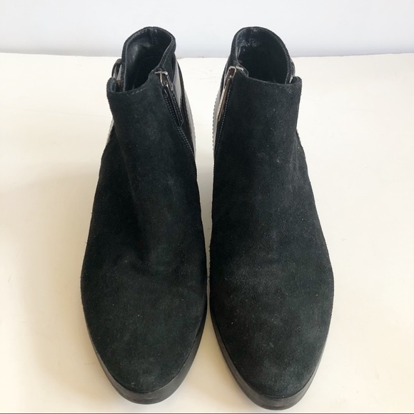 Aquatalia Farin Black Suede Weatherproof Bootie Size 5.5 - Picture 3 of 14